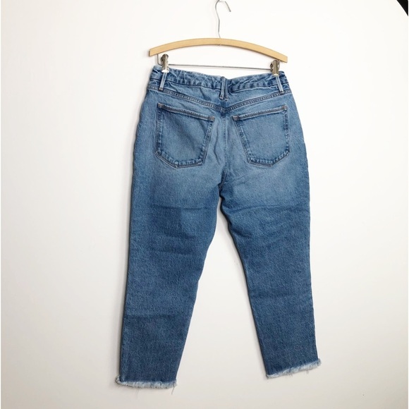 Good American high rise raw hem jeans - Picture 7 of 11